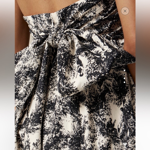 🖤J. Crew Black and White Toile Print Maxi Dress🖤 - Picture 4 of 8